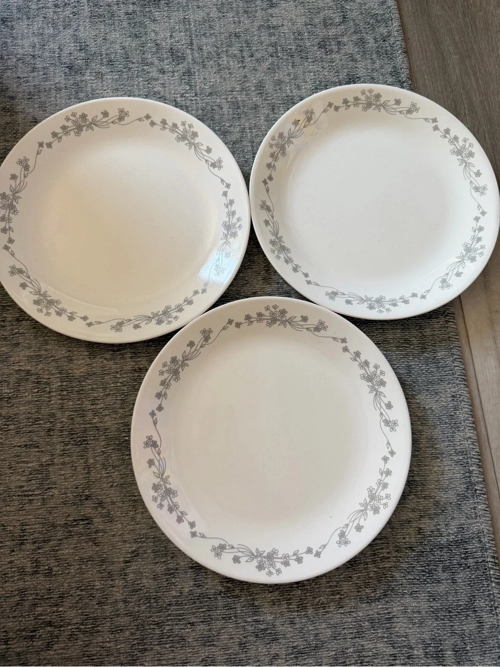 Corelle Corningware Floral Bouquet dishes - set of 3
